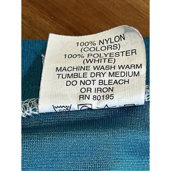 Don Alleson XXL Vintage 80s Miami Dolphins Nylon Polyester Short Sleeve USA Made - Picture 6 of 10